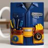 Celebrate Craftsmanship With Tool Belt Design - Personalized Custom Coffee Mug - JBS093_MG Celebrate Craftsmanship With Tool Belt Design - Personalized Custom Coffee Mug - JBS093_MG