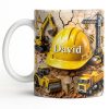 Celebrate Creativity And Passion For Construction With Iconic Scenes - Personalized Custom Coffee Mug - JBS114_MG