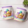 Celebrate Creativity with Vibrant Yarn Balls and Crochet - Personalized Custom Coffee Mug - HOB032_MG Celebrate Creativity with Vibrant Yarn Balls and Crochet - Personalized Custom Coffee Mug - HOB032_MG