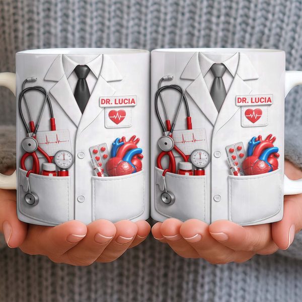 Celebrate Dedication And Care With Custom Doctor Themed Mug - Personalized Custom Coffee Mug - DOC084_MG Celebrate Dedication And Care With Custom Doctor Themed Mug - Personalized Custom Coffee Mug - DOC084_MG