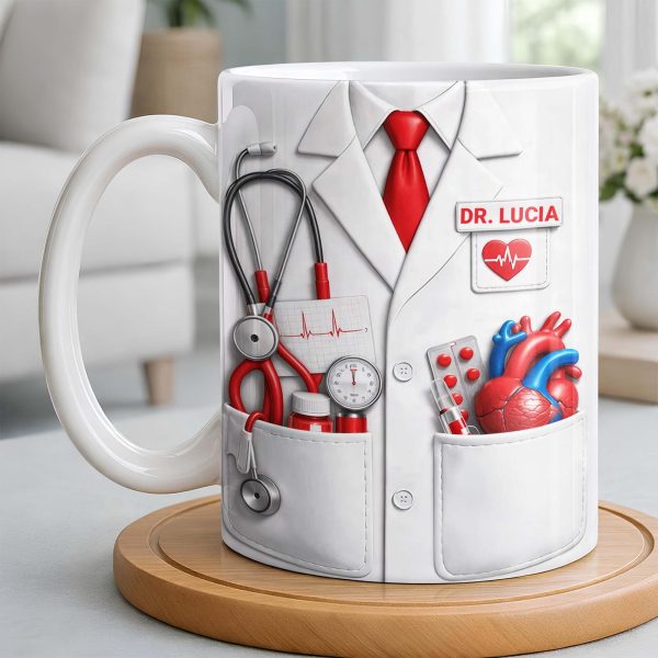 Celebrate Dedication And Care With Custom Doctor Themed Mug - Personalized Custom Coffee Mug - DOC084_MG Celebrate Dedication And Care With Custom Doctor Themed Mug - Personalized Custom Coffee Mug - DOC084_MG