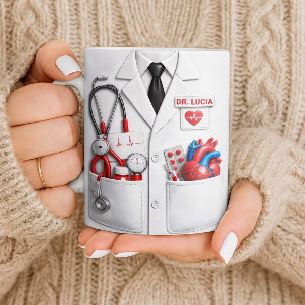 Celebrate Dedication And Care With Custom Doctor Themed Mug - Personalized Custom Coffee Mug - DOC084_MG Celebrate Dedication And Care With Custom Doctor Themed Mug - Personalized Custom Coffee Mug - DOC084_MG