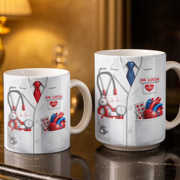 Celebrate Dedication And Care With Custom Doctor Themed Mug - Personalized Custom Coffee Mug - DOC084_MG Celebrate Dedication And Care With Custom Doctor Themed Mug - Personalized Custom Coffee Mug - DOC084_MG