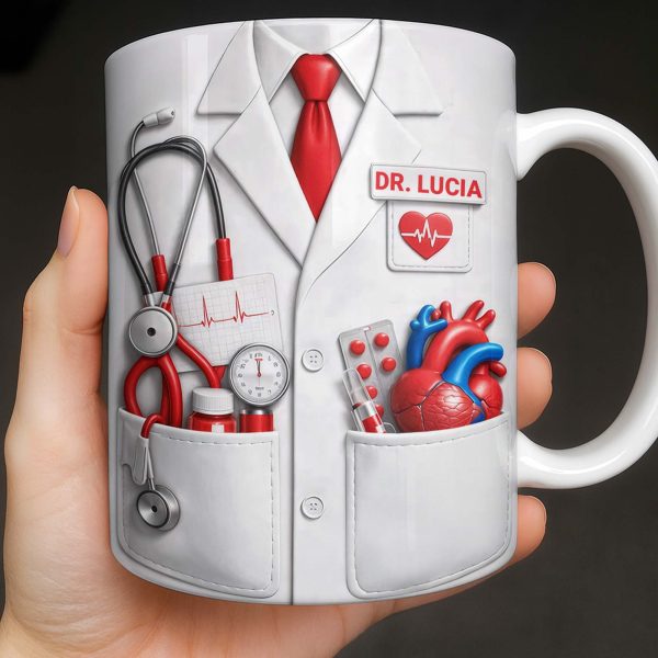 Celebrate Dedication And Care With Custom Doctor Themed Mug - Personalized Custom Coffee Mug - DOC084_MG Celebrate Dedication And Care With Custom Doctor Themed Mug - Personalized Custom Coffee Mug - DOC084_MG