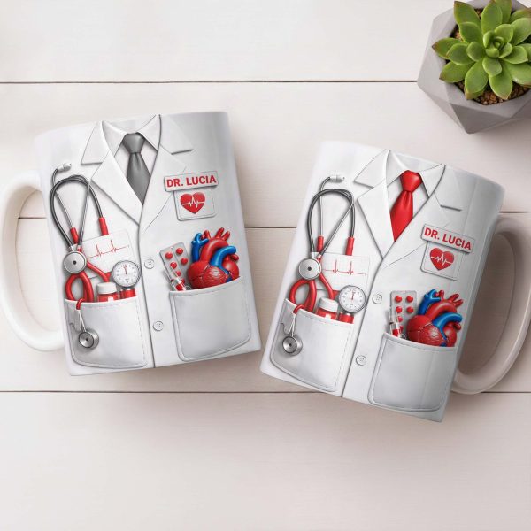 Celebrate Dedication And Care With Custom Doctor Themed Mug - Personalized Custom Coffee Mug - DOC084_MG Celebrate Dedication And Care With Custom Doctor Themed Mug - Personalized Custom Coffee Mug - DOC084_MG