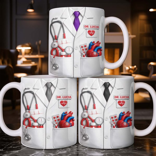 Celebrate Dedication And Care With Custom Doctor Themed Mug - Personalized Custom Coffee Mug - DOC084_MG Celebrate Dedication And Care With Custom Doctor Themed Mug - Personalized Custom Coffee Mug - DOC084_MG