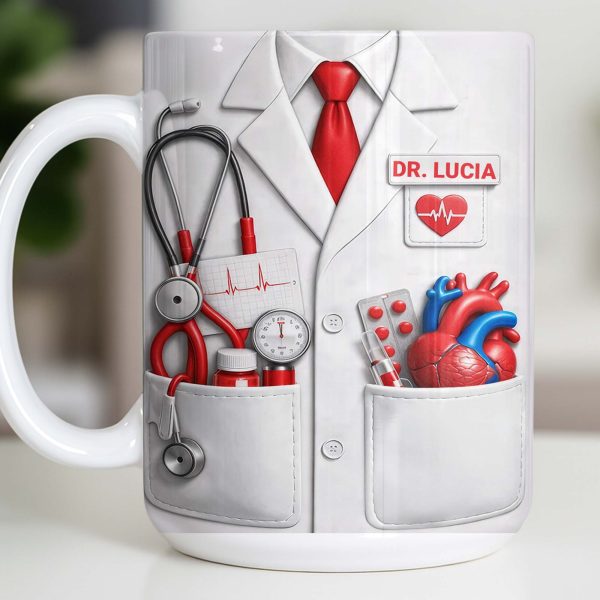 Celebrate Dedication And Care With Custom Doctor Themed Mug - Personalized Custom Coffee Mug - DOC084_MG Celebrate Dedication And Care With Custom Doctor Themed Mug - Personalized Custom Coffee Mug - DOC084_MG