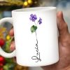 Celebrate Everyday Moments Violet Flowers Touch - Personalized Custom Coffee Mug - CPL020_MG Celebrate Everyday Moments Violet Flowers Touch - Personalized Custom Coffee Mug - CPL020_MG