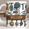 Celebrate Experience And Craftsmanship With Tools And Welding Equipment - Personalized Custom Coffee Mug - JBS082_MG Celebrate Experience And Craftsmanship With Tools And Welding Equipment - Personalized Custom Coffee Mug - JBS082_MG