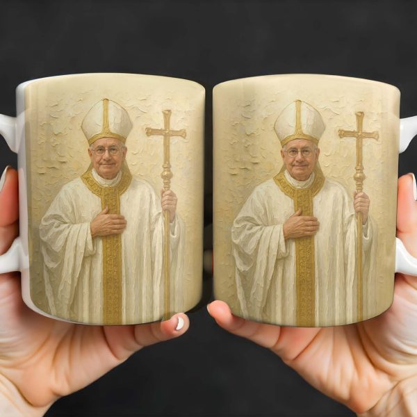 Celebrate Faith and Devotion, Bishop and Cross - Personalized Custom Coffee Mug - FTH084_MG Celebrate Faith and Devotion, Bishop and Cross - Personalized Custom Coffee Mug - FTH084_MG