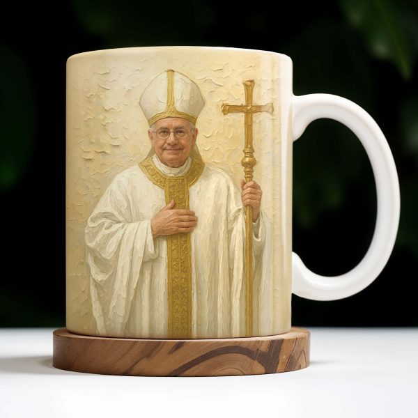 Celebrate Faith and Devotion, Bishop and Cross - Personalized Custom Coffee Mug - FTH084_MG Celebrate Faith and Devotion, Bishop and Cross - Personalized Custom Coffee Mug - FTH084_MG