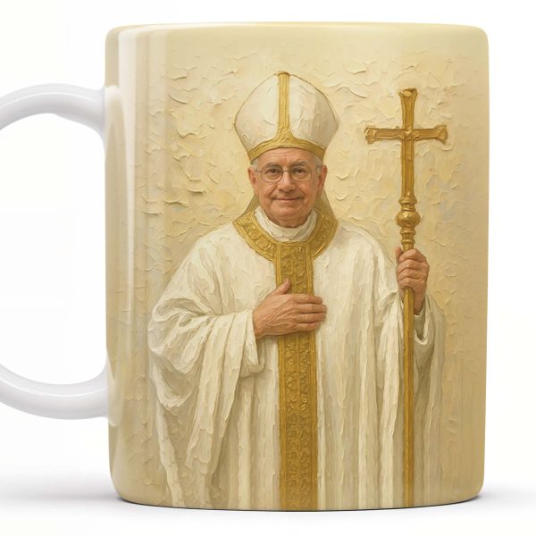 Celebrate Faith and Devotion, Bishop and Cross - Personalized Custom Coffee Mug - FTH084_MG Celebrate Faith and Devotion, Bishop and Cross - Personalized Custom Coffee Mug - FTH084_MG