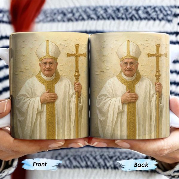 Celebrate Faith and Devotion, Bishop and Cross - Personalized Custom Coffee Mug - FTH084_MG Celebrate Faith and Devotion, Bishop and Cross - Personalized Custom Coffee Mug - FTH084_MG