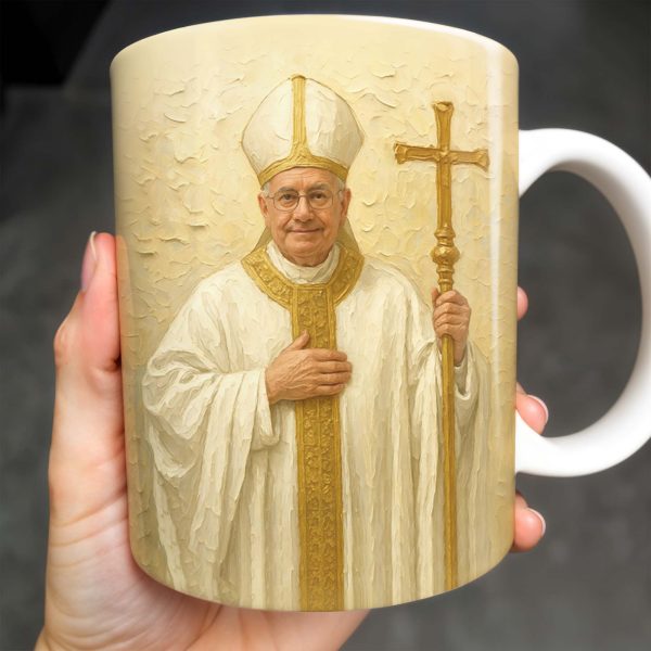Celebrate Faith and Devotion, Bishop and Cross - Personalized Custom Coffee Mug - FTH084_MG Celebrate Faith and Devotion, Bishop and Cross - Personalized Custom Coffee Mug - FTH084_MG