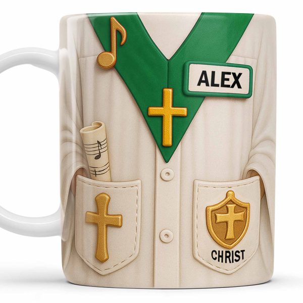 Celebrate Faith And Inspiration With Christian Symbols - Personalized Custom Coffee Mug - FTH100_MG