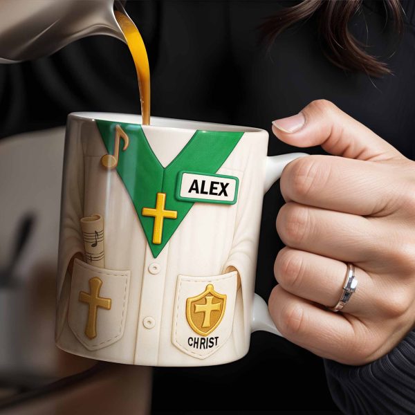 Celebrate Faith And Inspiration With Christian Symbols - Personalized Custom Coffee Mug - FTH100_MG