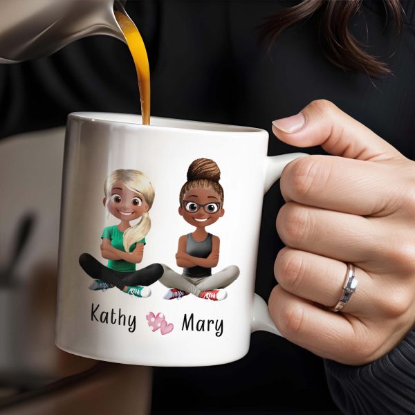 Celebrate Friendship, Customize with Your Names - Personalized Custom Coffee Mug - BST185_MG Celebrate Friendship, Customize with Your Names - Personalized Custom Coffee Mug - BST185_MG