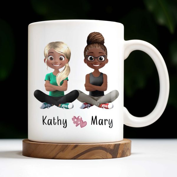 Celebrate Friendship, Customize with Your Names - Personalized Custom Coffee Mug - BST185_MG Celebrate Friendship, Customize with Your Names - Personalized Custom Coffee Mug - BST185_MG