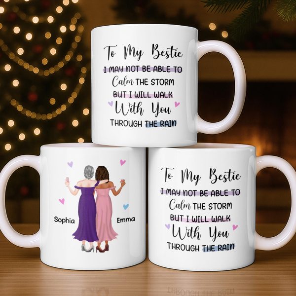 Celebrate Friendship With Elegant Dresses And Toasts - Personalized Custom Coffee Mug - BST522_MG Celebrate Friendship With Elegant Dresses And Toasts - Personalized Custom Coffee Mug - BST522_MG