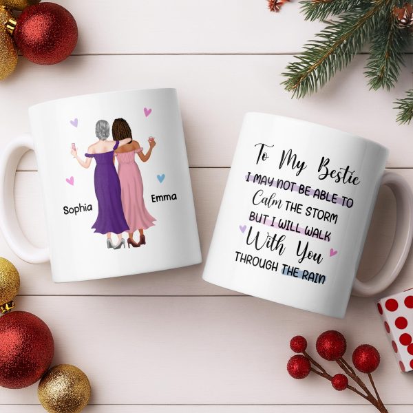 Celebrate Friendship With Elegant Dresses And Toasts - Personalized Custom Coffee Mug - BST522_MG Celebrate Friendship With Elegant Dresses And Toasts - Personalized Custom Coffee Mug - BST522_MG