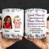 Celebrate Friendship With Personalized Coffee Mug Featuring Stylish Flowers - Personalized Custom Coffee Mug - BST525_MG Celebrate Friendship With Personalized Coffee Mug Featuring Stylish Flowers - Personalized Custom Coffee Mug - BST525_MG