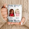 Celebrate Friendship With Personalized Coffee Mug Featuring Stylish Flowers - Personalized Custom Coffee Mug - BST525_MG Celebrate Friendship With Personalized Coffee Mug Featuring Stylish Flowers - Personalized Custom Coffee Mug - BST525_MG