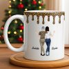 Celebrate Friendship With Stylish Besties Leopard Print - Personalized Custom Coffee Mug - BST508_MG Celebrate Friendship With Stylish Besties Leopard Print - Personalized Custom Coffee Mug - BST508_MG