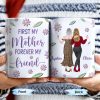 Celebrate Friendship With Stylish Ladies And Flowers - Personalized Custom Coffee Mug - MOM053_MG Celebrate Friendship With Stylish Ladies And Flowers - Personalized Custom Coffee Mug - MOM053_MG