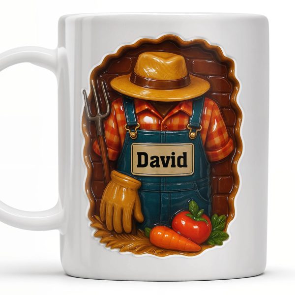 Celebrate Gardening Love With Gardening Tools and Vegetables Design - Personalized Custom Coffee Mug - FAM369_MG Celebrate Gardening Love With Gardening Tools and Vegetables Design - Personalized Custom Coffee Mug - FAM369_MG