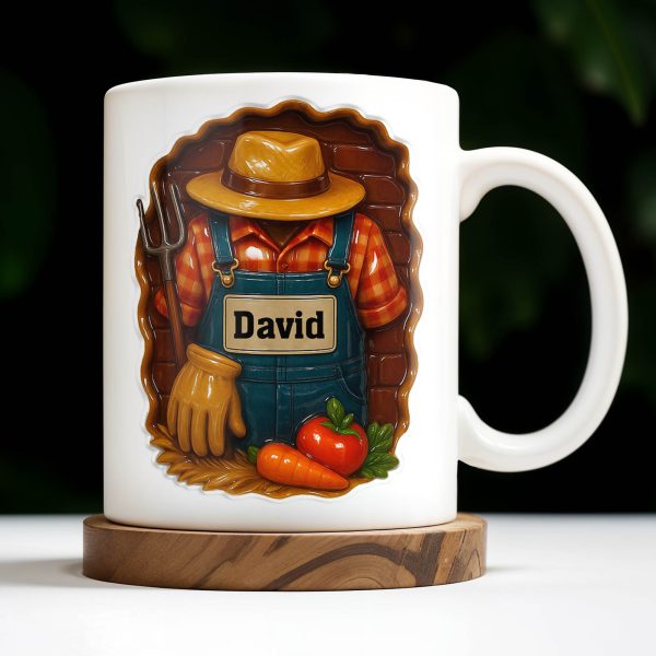 Celebrate Gardening Love With Gardening Tools and Vegetables Design - Personalized Custom Coffee Mug - FAM369_MG Celebrate Gardening Love With Gardening Tools and Vegetables Design - Personalized Custom Coffee Mug - FAM369_MG