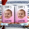 Celebrate Grandmotherhood With A Personalized Smile Mug - Personalized Custom Coffee Mug - KID014_MG