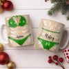 Celebrate Holiday Cheer With A Festive Santa Mug - Personalized Custom Coffee Mug - WIF062_MG Celebrate Holiday Cheer With A Festive Santa Mug - Personalized Custom Coffee Mug - WIF062_MG