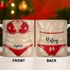 Celebrate Holiday Cheer With A Festive Santa Mug - Personalized Custom Coffee Mug - WIF062_MG Celebrate Holiday Cheer With A Festive Santa Mug - Personalized Custom Coffee Mug - WIF062_MG