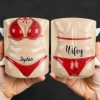 Celebrate Holiday Cheer With A Festive Santa Mug - Personalized Custom Coffee Mug - WIF062_MG Celebrate Holiday Cheer With A Festive Santa Mug - Personalized Custom Coffee Mug - WIF062_MG
