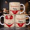 Celebrate Holiday Cheer With A Festive Santa Mug - Personalized Custom Coffee Mug - WIF062_MG Celebrate Holiday Cheer With A Festive Santa Mug - Personalized Custom Coffee Mug - WIF062_MG