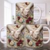 Celebrate Love And Commitment, Hands And Roses - Personalized Custom Coffee Mug - CPL1187_MG Celebrate Love And Commitment, Hands And Roses - Personalized Custom Coffee Mug - CPL1187_MG