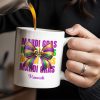Celebrate Mardi Gras With Festive Bow Design - Personalized Custom Coffee Mug - FAM266_MG