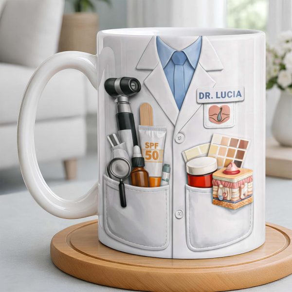 Celebrate Medical Professionals With Essential Medical Tools - Personalized Custom Coffee Mug - DOC099_MG Celebrate Medical Professionals With Essential Medical Tools - Personalized Custom Coffee Mug - DOC099_MG