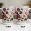 Celebrate Sports With Hockey Helmet and Boxing Gloves - Personalized Custom Coffee Mug - SPORT071_MG