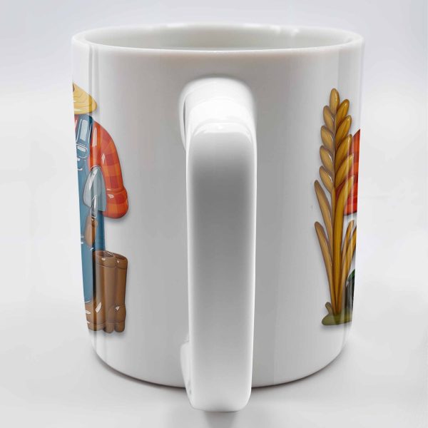 Celebrate The Hardworking Farmer With Farm Elements - Personalized Custom Coffee Mug - FAM368_MG Celebrate The Hardworking Farmer With Farm Elements - Personalized Custom Coffee Mug - FAM368_MG