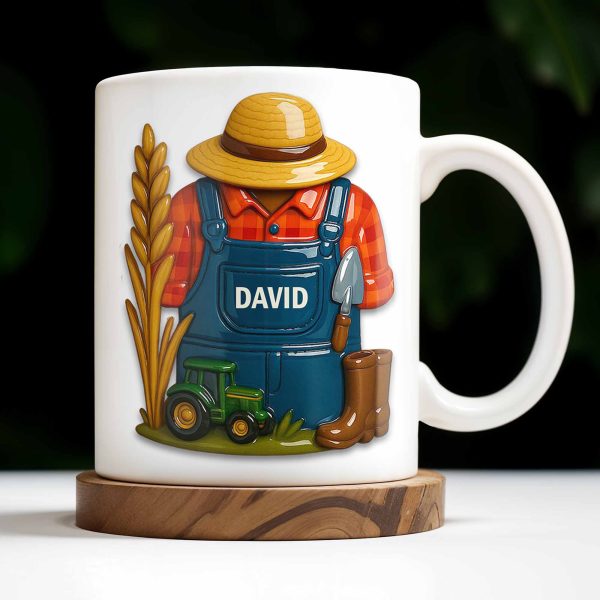 Celebrate The Hardworking Farmer With Farm Elements - Personalized Custom Coffee Mug - FAM368_MG Celebrate The Hardworking Farmer With Farm Elements - Personalized Custom Coffee Mug - FAM368_MG