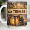 Celebrate The Hardworking Lineman, Utility Pole Design - Personalized Custom Coffee Mug - JBS106_MG Celebrate The Hardworking Lineman, Utility Pole Design - Personalized Custom Coffee Mug - JBS106_MG