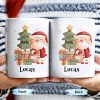 Celebrate The Joy Of The Holiday Season With Santa And Christmas Tree - Personalized Custom Coffee Mug - KID482_MG Celebrate The Joy Of The Holiday Season With Santa And Christmas Tree - Personalized Custom Coffee Mug - KID482_MG