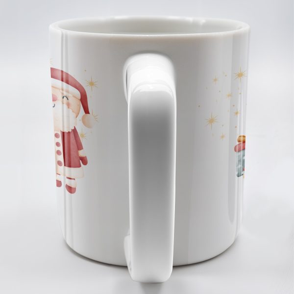 Celebrate The Joy Of The Holiday Season With Santa And Christmas Tree - Personalized Custom Coffee Mug - KID482_MG Celebrate The Joy Of The Holiday Season With Santa And Christmas Tree - Personalized Custom Coffee Mug - KID482_MG