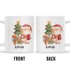 Celebrate The Joy Of The Holiday Season With Santa And Christmas Tree - Personalized Custom Coffee Mug - KID482_MG Celebrate The Joy Of The Holiday Season With Santa And Christmas Tree - Personalized Custom Coffee Mug - KID482_MG