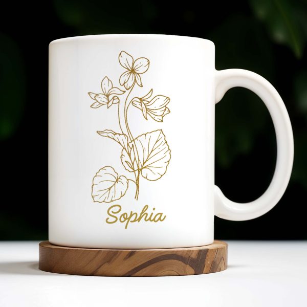 Celebrate The Simplistic Elegance Of Nature With This Floral Design, Flower And Plant - Personalized Custom Coffee Mug - MOM066_MG Celebrate The Simplistic Elegance Of Nature With This Floral Design, Flower And Plant - Personalized Custom Coffee Mug - MOM066_MG