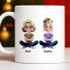 Celebrate the Special Bond Between Mother and Daughter - Personalized Custom Coffee Mug - DILA070_MG