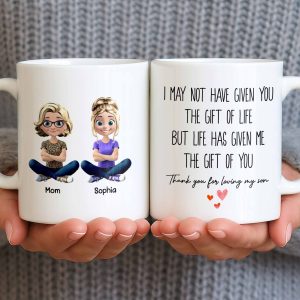 Celebrate the Special Bond Between Mother and Daughter - Personalized Custom Coffee Mug - DILA070_MG