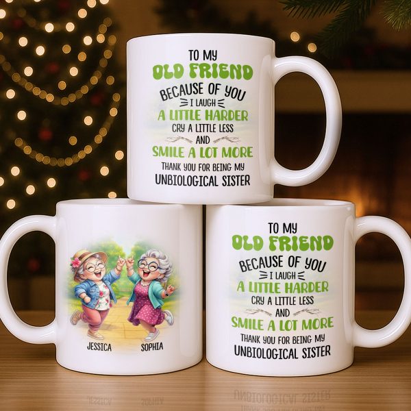 Celebrate Timeless Friendships With Joyful Elderly Women - Personalized Custom Coffee Mug - BST507_MG Celebrate Timeless Friendships With Joyful Elderly Women - Personalized Custom Coffee Mug - BST507_MG