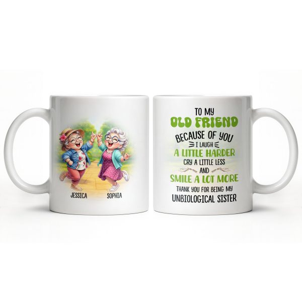 Celebrate Timeless Friendships With Joyful Elderly Women - Personalized Custom Coffee Mug - BST507_MG Celebrate Timeless Friendships With Joyful Elderly Women - Personalized Custom Coffee Mug - BST507_MG